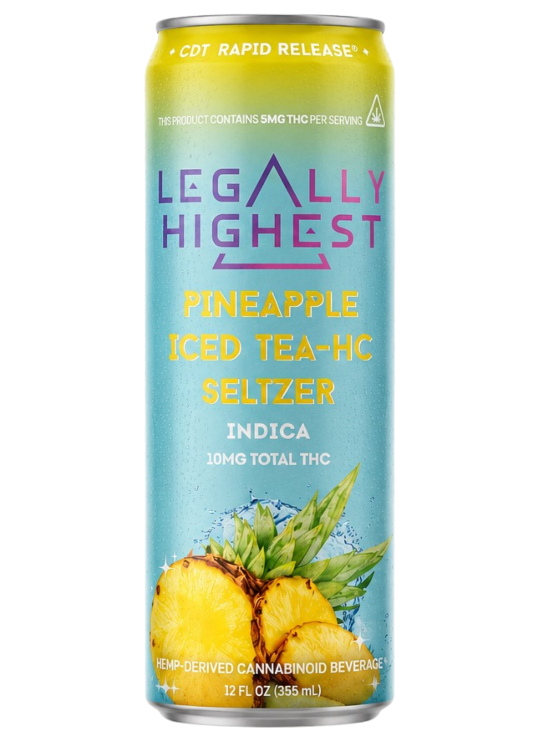 Indica Pineapple Iced Tea 10mg THC